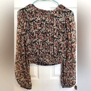 Bardot Annie Floral Top - Size XS